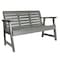 Highwood Usa 4ft Weatherly Garden Bench Outdoor Furniture for Patio, Backyard, Garden AD-BENW4-CGE - alternate 1
